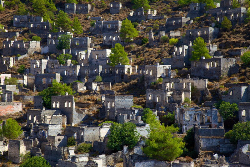 The Abandoned Village of Kayaköy in Turkey | Alamy Stock Photo by Neil Farrin/robertharding