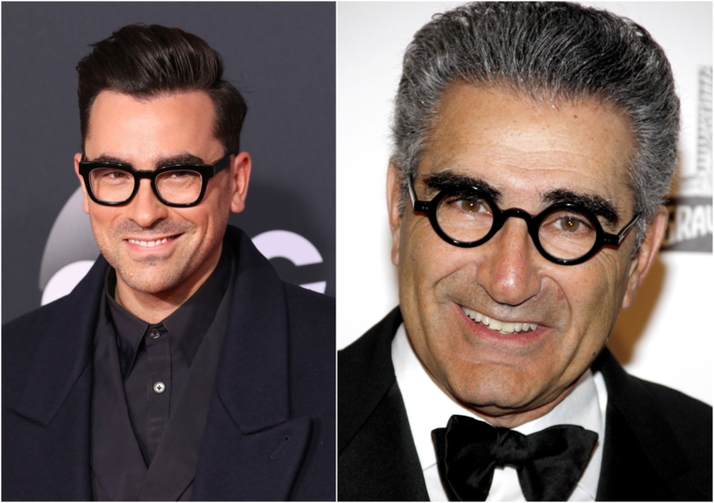 Dan Levy – Eugene Levy | Getty Images Photo by Taylor Hill/FilmMagic & Alamy Stock Photo by Hyperstar/Sven Hoog/Action Press