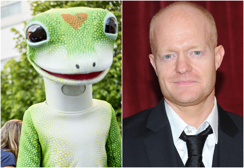 The GEICO Gecko | Getty Images Photo by Daniel Acker/Bloomberg & Alamy Stock Photo by Paul Treadway 
