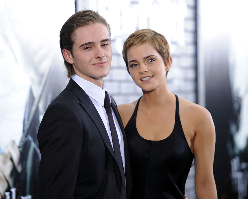 Emma Watson With Her Brother Alex | Getty Images Photo by Stephen Lovekin
