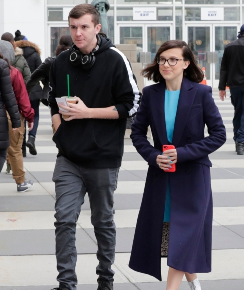 Millie Bobby Brown With Her Brother Charlie | Shutterstock Editorial Photo by Europa Newswire
