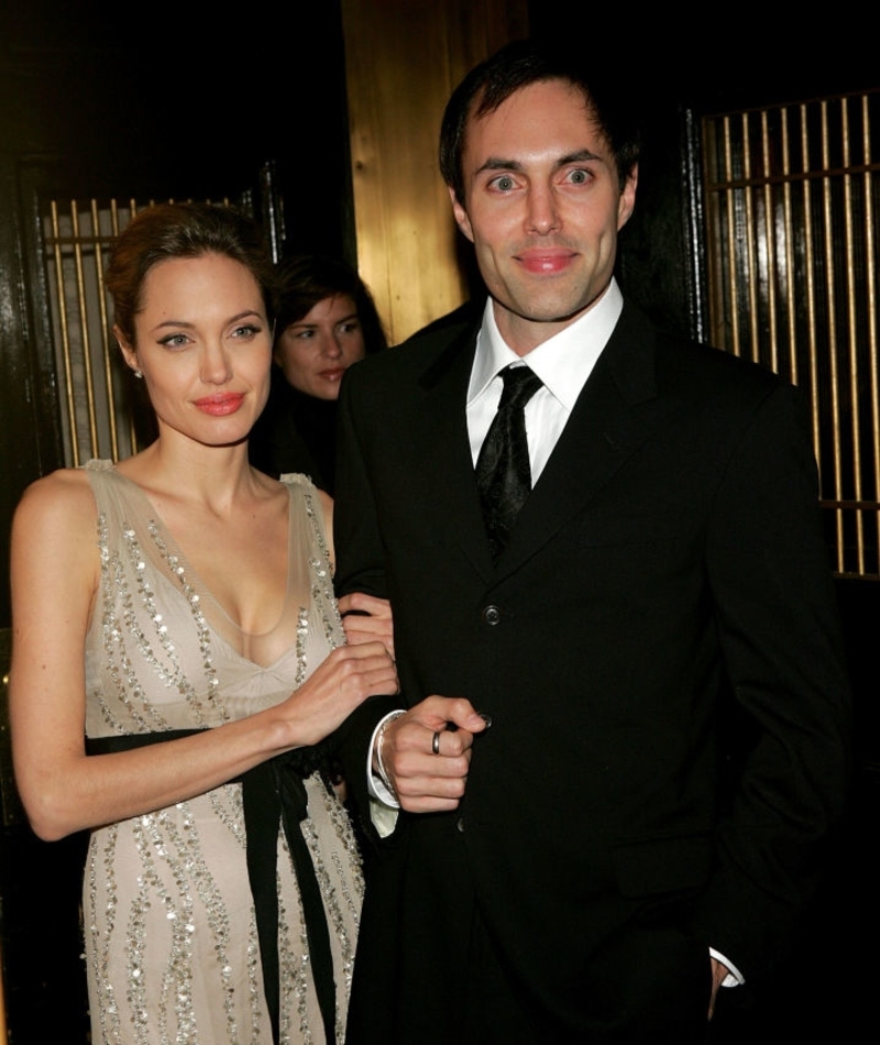 Angelina Jolie With Her Brother James Haven | Getty Images Photo by Paul Hawthorne