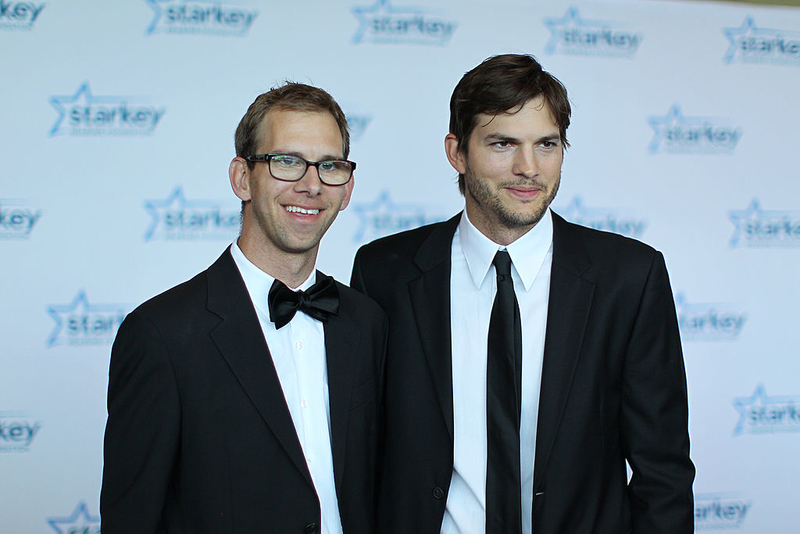 Ashton Kutcher With His Twin Brother Michael | Getty Images Photo by Adam Bettcher