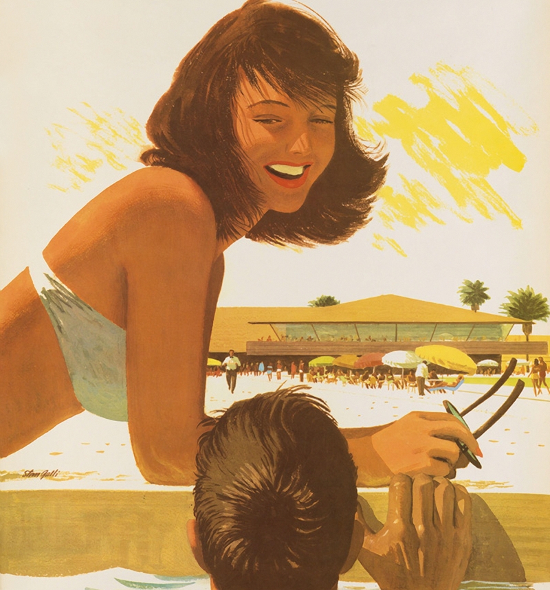 Vintage Travel Poster | Alamy Stock Photo by Sam Kovak