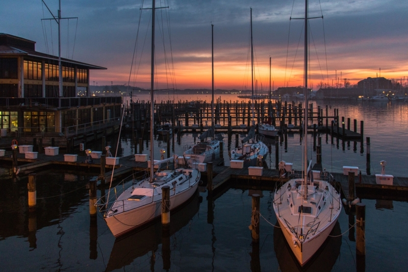 Annapolis Yacht Club, Maryland | Alamy Stock Photo