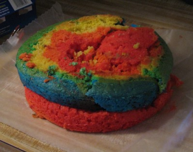 “Rainbow Cake” | Flickr Photo by animakitty