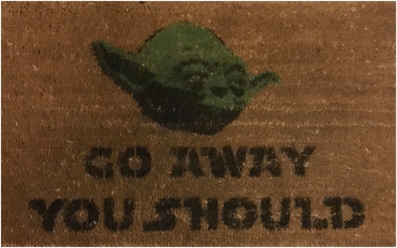 The Force Is Strong With This Doormat | Reddit.com/DeltaBravoFT