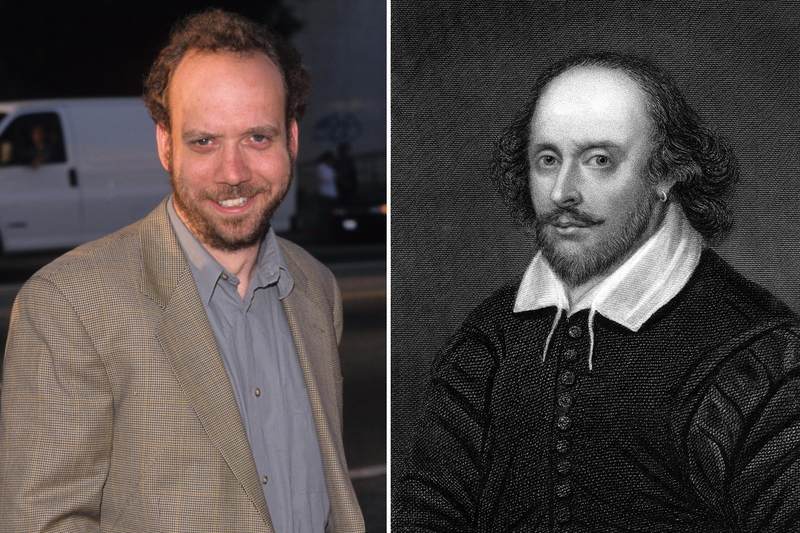Paul Giamatti and William Shakespeare | Alamy Stock Photo