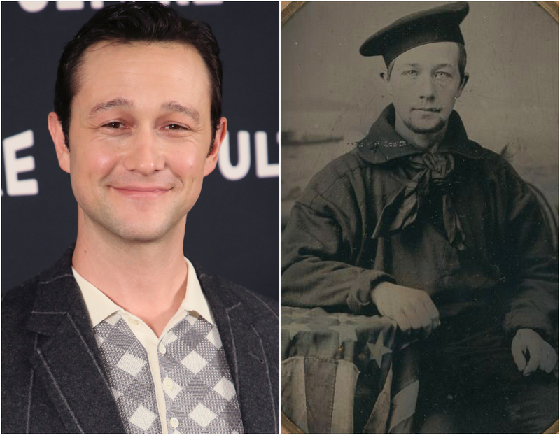 Joseph Gordon-Levitt and Young Civil War Soldier | Getty Images Photo by David Livingston & Flickr Photo by The Library of Congress