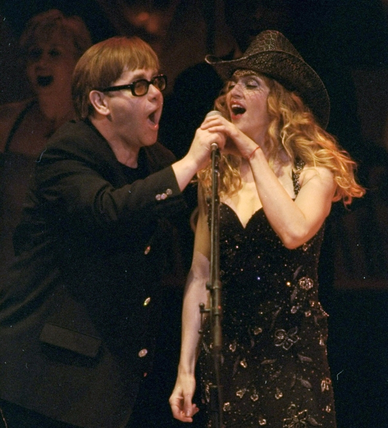 Elton John and Madonna | Getty Images Photo by Richard Corkery/NY Daily News Archive