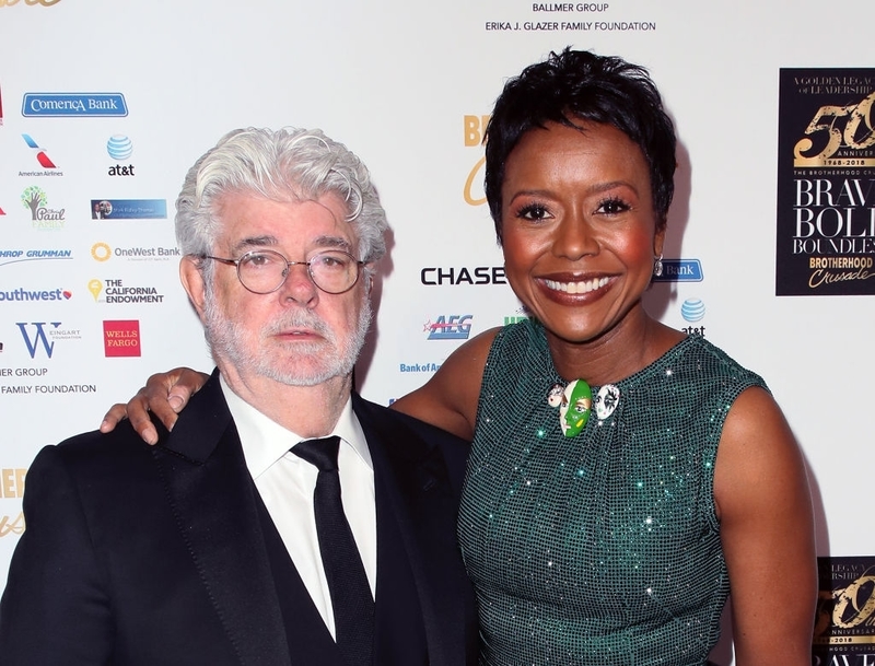 George Lucas and Mellody Hobson | Getty Images Photo by David Livingston