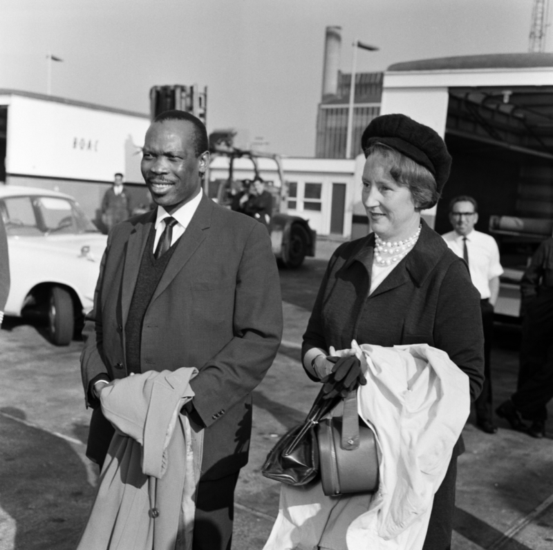 President Seretse Khama and Lady Ruth Williams | Getty Images Photo by Victor Crawshaw/Mirrorpix
