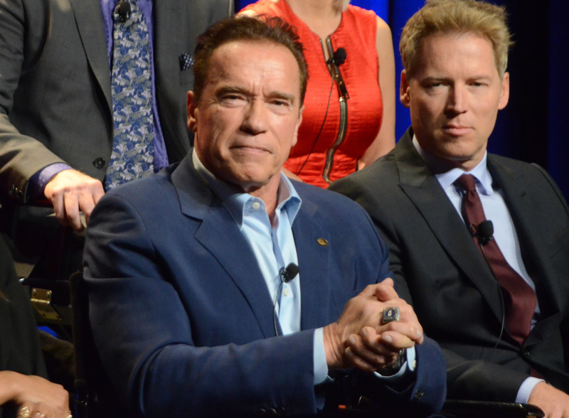 Patrick M. Knapp Schwarzenegger | Alamy Stock Photo by David Edwards/MediaPunch Inc