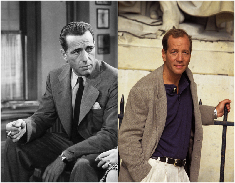 Humphrey Bogart (43) & Stephen Bogart (43) | Alamy Stock Photo by PictureLux/The Hollywood Archive & Getty Images Photo by Frederic REGLAIN