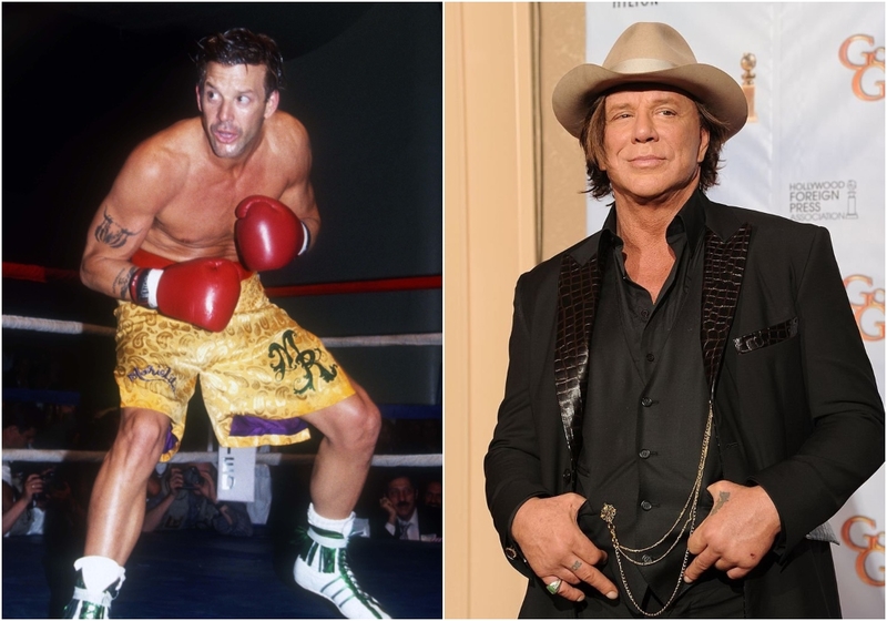 Mickey Rourke | Alamy Stock Photo by John Barrett/PHOTOlink & Getty Images Photo by Kevin Winter