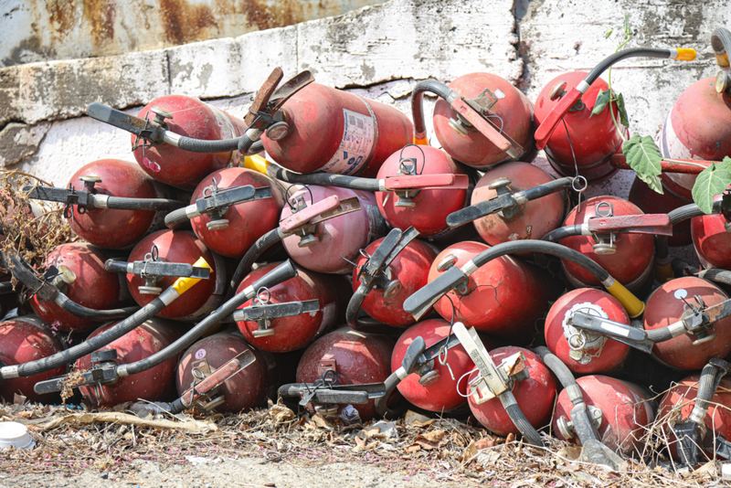 Fire Extinguishers | Alamy Stock Photo