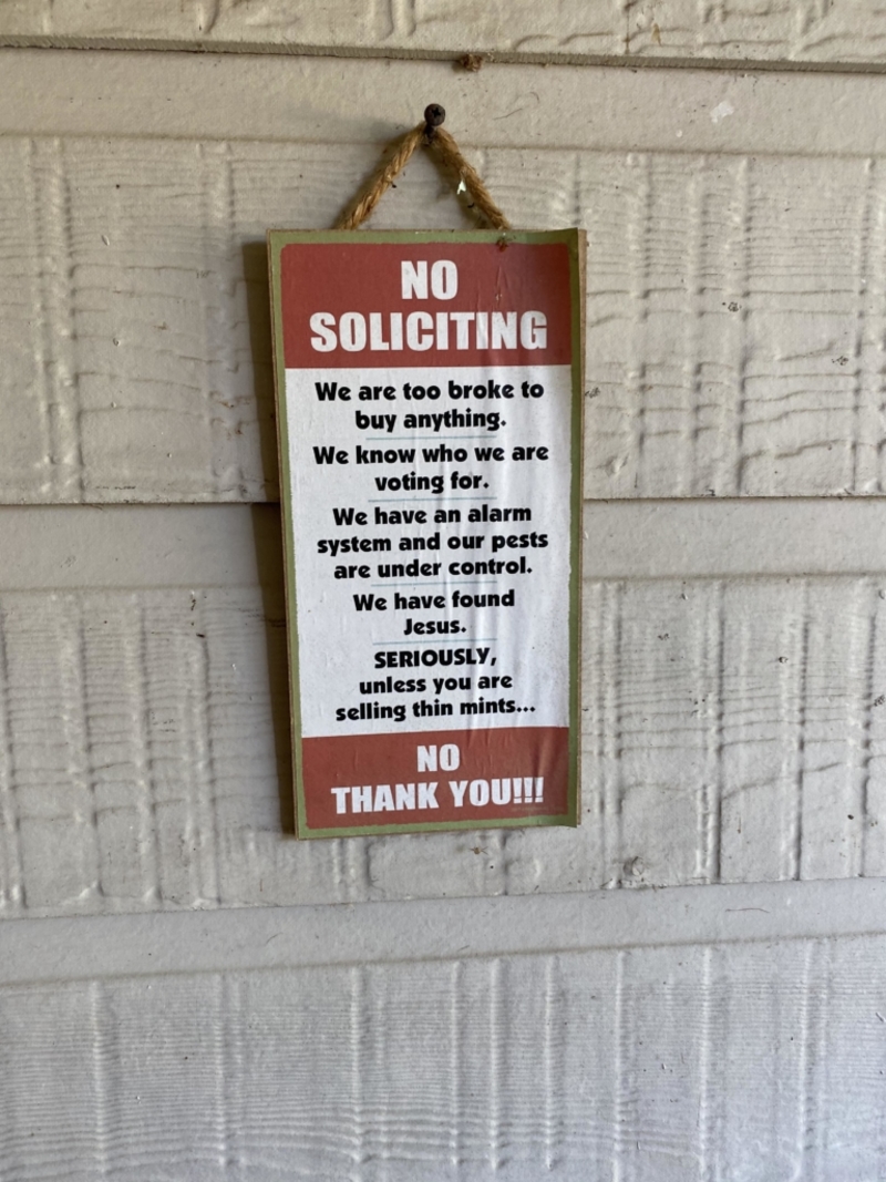 More Of The Most Hilarious and Original Yard Signs You've Ever Seen – Page  47 – Herald Weekly