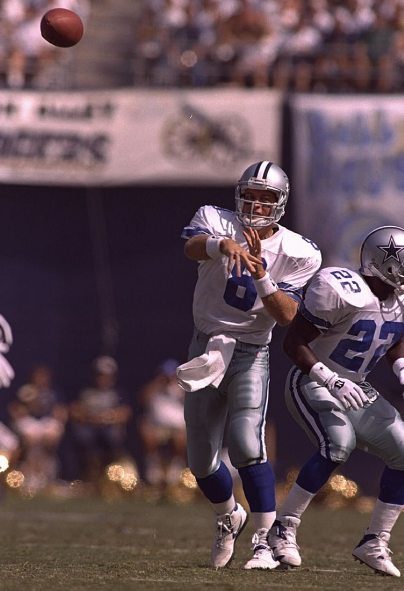 Troy Aikman | Getty Images Photo by Al Bello/Allsport