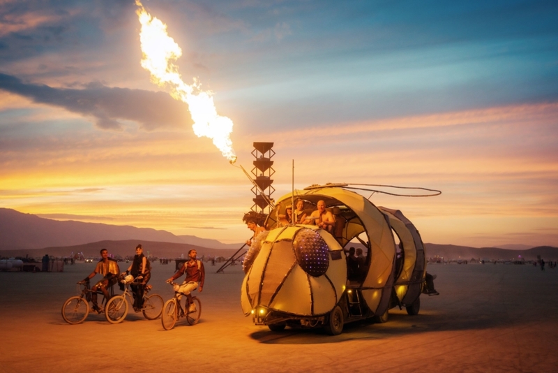 The Essence of Burning Man | Alamy Stock Photo by lukas bischoff