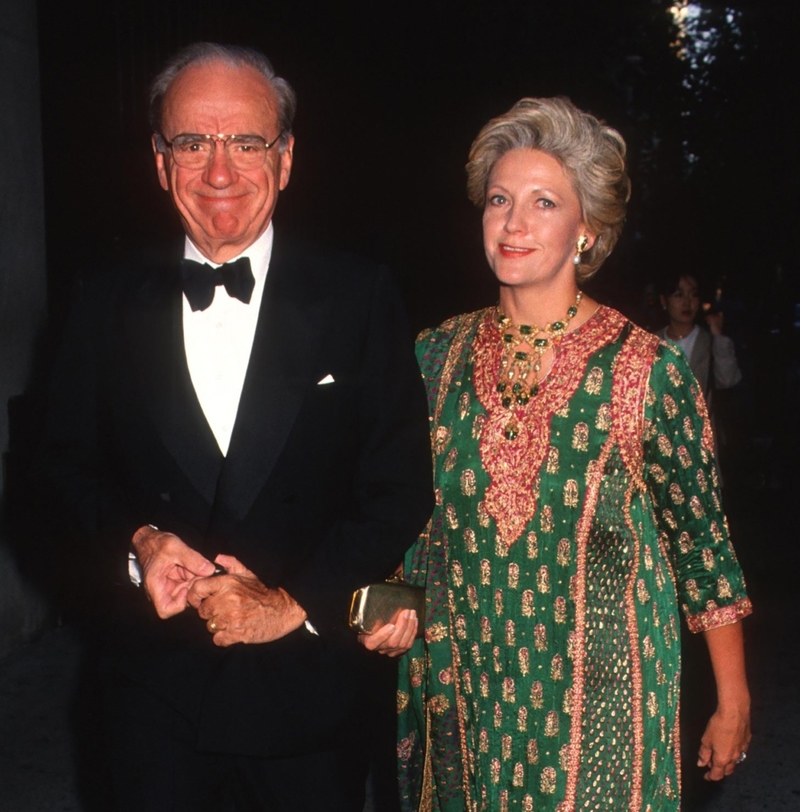 Rupert Murdoch & Anna Maria Torv – $1.2 Billion | Getty Images Photo by Ron Galella