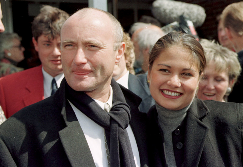 Phil Collins & Orianne Cevey – $47 Million | Getty Images Photo by Justin Williams - PA Images