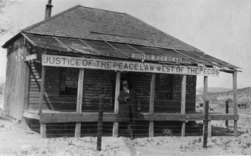 Judge Roy Bean’s Courthouse/Saloon | Getty Images Photo by The New York Historical Society