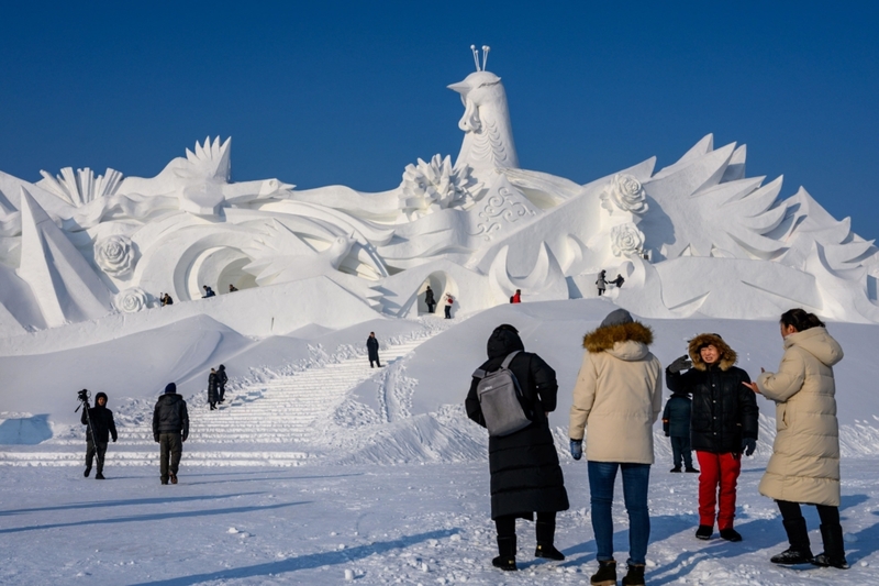 These Are Real Snow Sculptures! | Alamy Stock Photo by SOPA Images Limited 