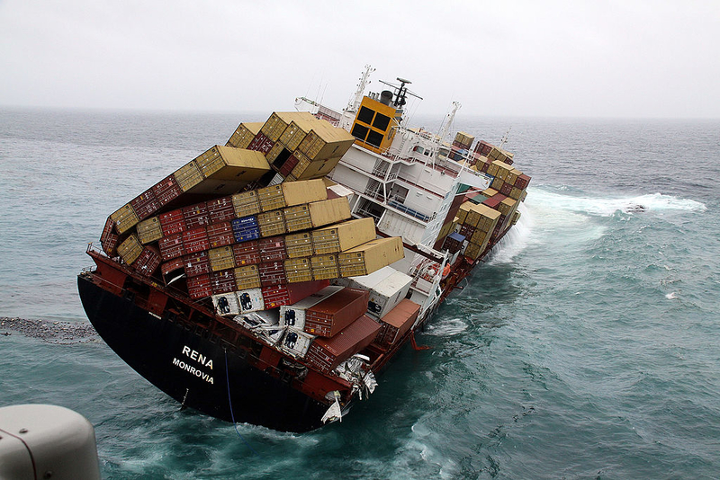 Ship Nearly Loses Its Cargo | Getty Images Photo by Maritime New Zealand/Mark Alen