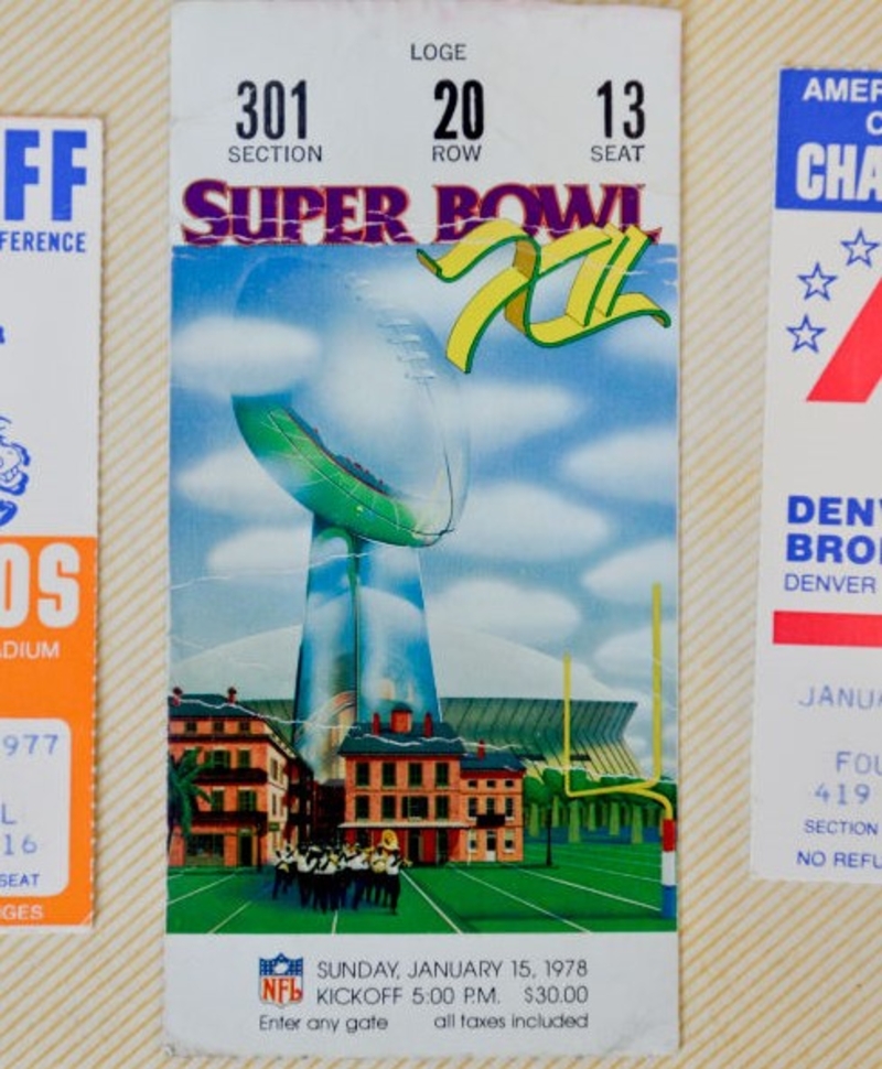 Super Bowl Memorabilia | Getty Images Photo by Matt Jonas/Digital First Media/Boulder Daily Camera