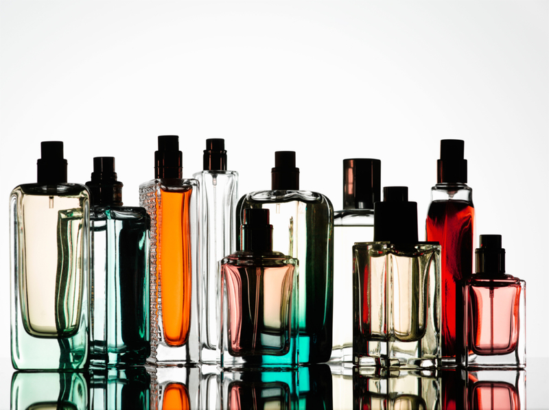 Perfume bottles | Alamy Stock Photo by WALTER ZERLA/Image Source