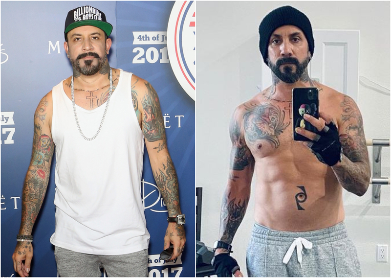AJ McLean - 27 Pounds | Getty Images Photo by Gabe Ginsberg & Instagram/@aj_mclean