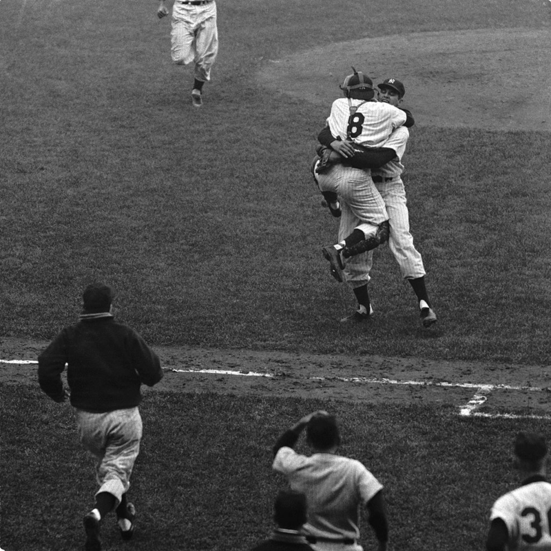 DON LARSEN AND YOGI BERRA | Getty Images Photo by Diamond Images