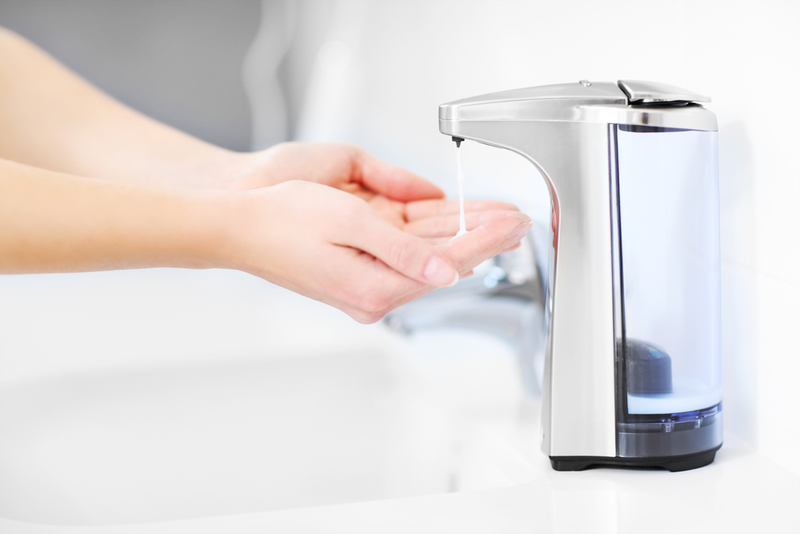 Automatic Touchless Soap Dispenser by Otto Umbra ($45 to $55) | Shutterstock