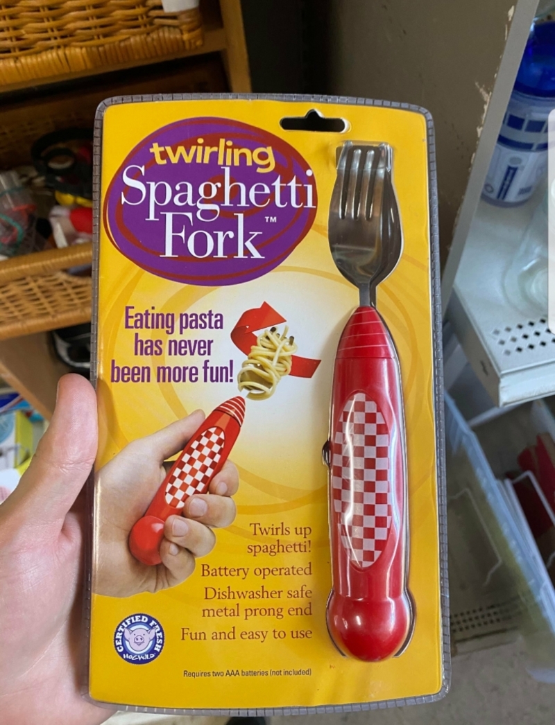 Spaghetti Fork by Hog Wild ($9) | Reddit.com/SwagAntiswag 