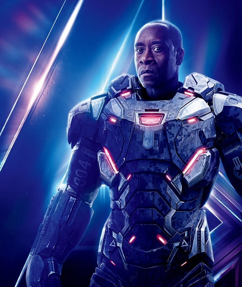 Don Cheadle as War Machine in the Marvel Cinematic Universe Movies | Alamy Stock Photo by Marvel Studios/Entertainment Pictures