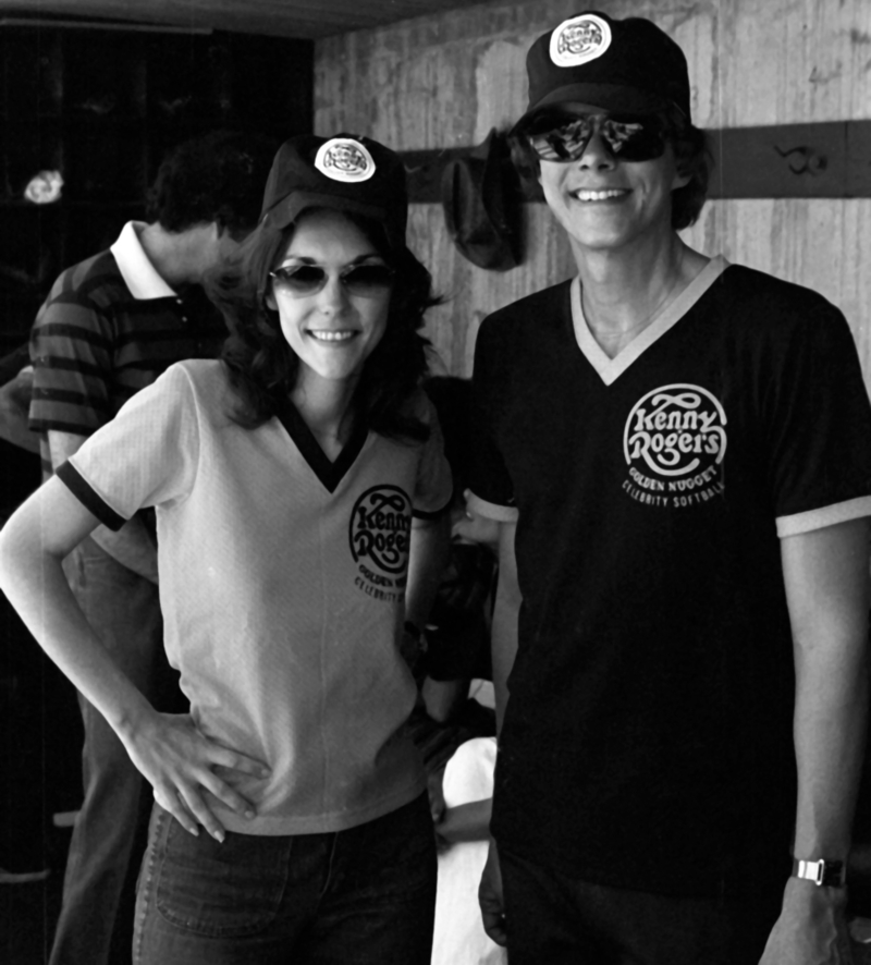 The Carpenters: Musical Sibling Duo Karen and Richard Carpenter at a Softball Tournament,1973 | Getty Images Photo by Ron Galella