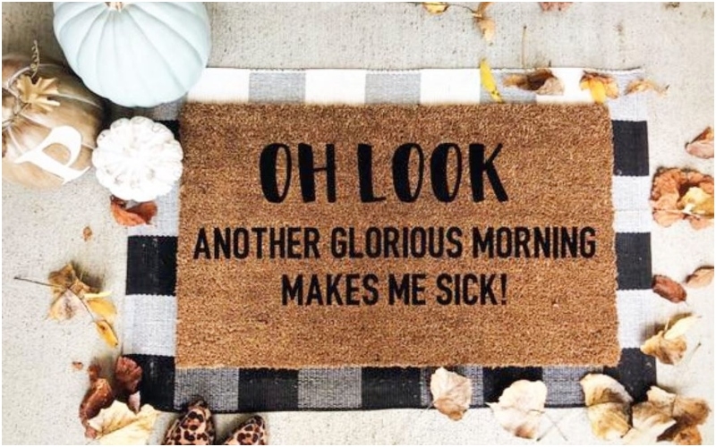 The Anti-Morning Doormat | Instagram/@freckledlemonshop