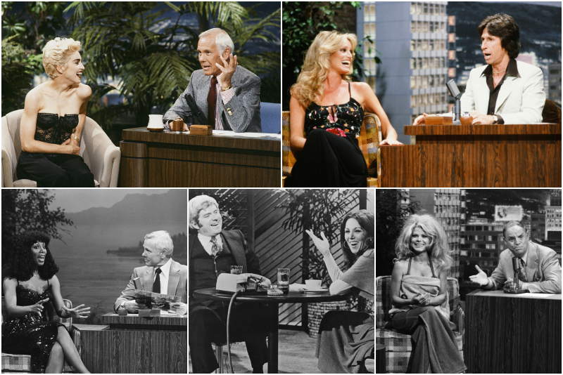 The Most Iconic & Cringe-Worthy Moments in Late-Night Talk Shows’ History | Getty Images Photo by Wendy Perl/NBCU Photo Bank & NBCU Photo Bank/NBCUniversal & Joey Del Valle/NBCU Photo Bank/NBCUniversal & NBCU Photo Bank & Frank Carroll/NBCU Photo Bank/NBCUniversal