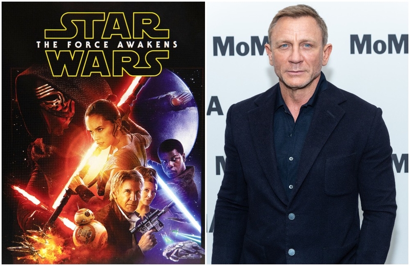 Daniel Craig: Star Wars: The Force Awakens | Alamy Stock Photo & Getty Images Photo by Mark Sagliocco