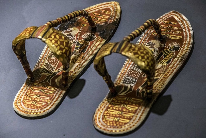 Ancient Egyptian Sandals | Getty Images Photo by KHALED DESOUKI/AFP