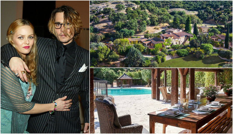 Johnny Depp And Vanessa Paradis- $21.6 Million, South Of France | Getty Images Photo by Kevin Winter