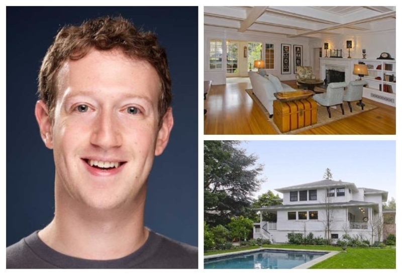 Mark Zuckerberg- $50 Million, Palo Alto | 