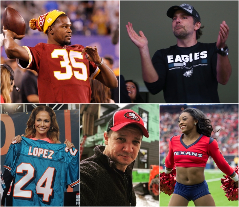 The Biggest, and Most Famous, Fans of Every NFL Team | Alamy Stock Photo & Instagram/@jeremyrenner