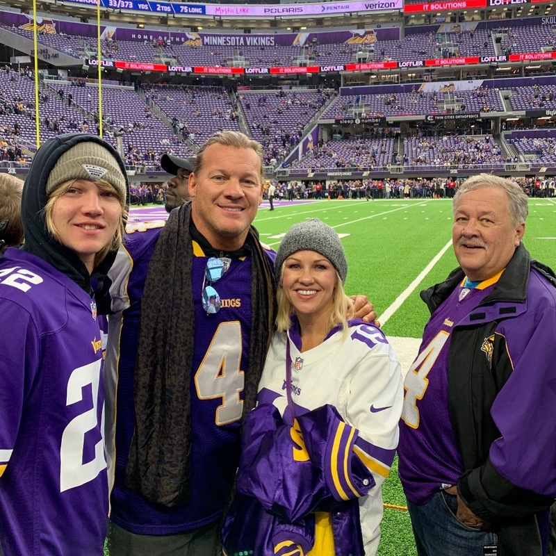 Minnesota Vikings: Chris Jericho | Instagram/@chrisjerichofozzy