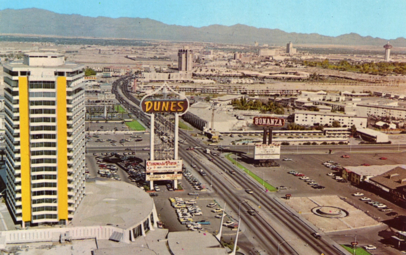 Aerial View of Las Vegas | Alamy Stock Photo by Curt Teich Postcard Archives/Heritage Image Partnership Ltd
