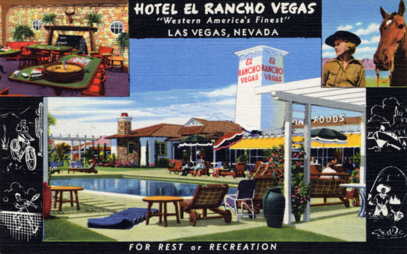 El Rancho Hotel | Alamy Stock Photo by Curt Teich Postcard Archives/Heritage Image Partnership Ltd 
