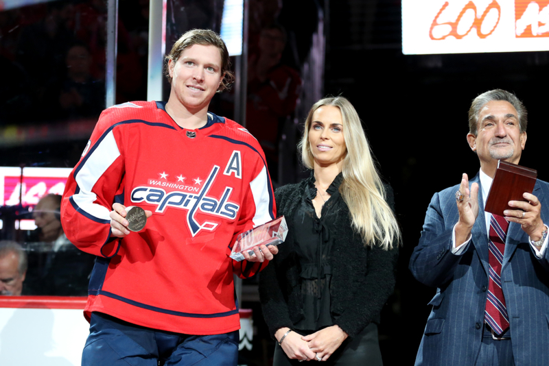 Nicklas Backstrom & Liza Berg | Getty Images Photo by Will Newton