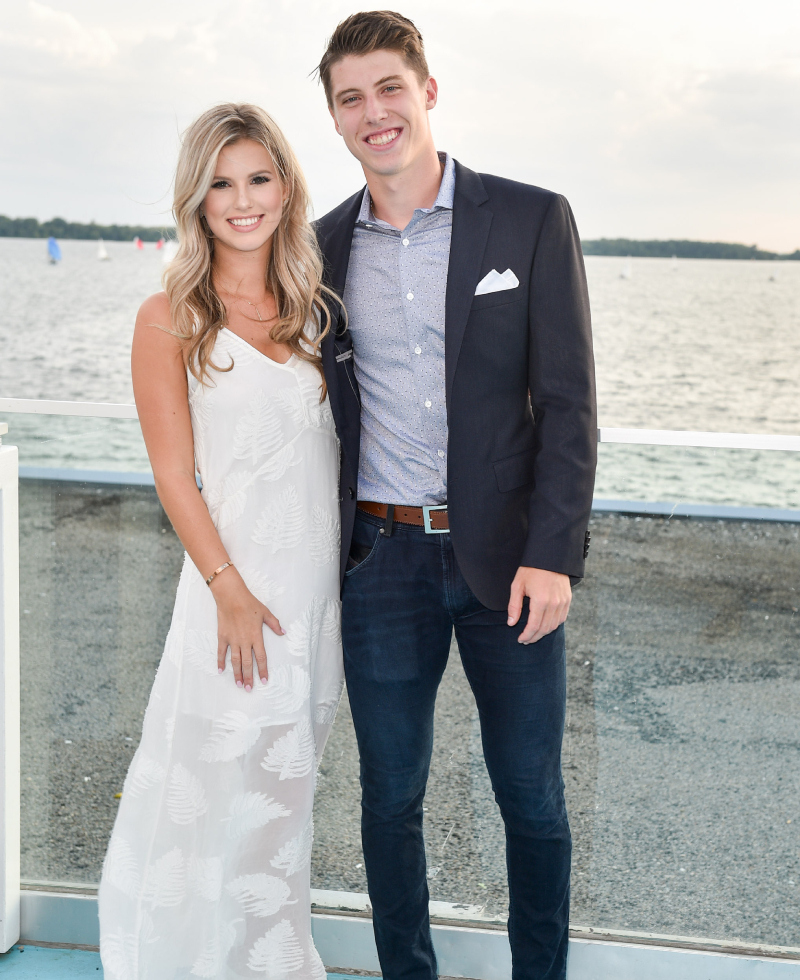 Mitch Marner and Stephanie LaChance | Getty Images Photo by GP Images