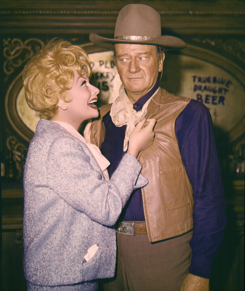 Lucille Ball & John Wayne, 1966 | Shutterstock Editorial Photo by Desilu/Kobal