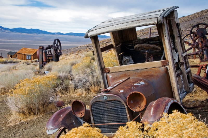 The Ghost Town of Berlin in Nevada | Alamy Stock Photo